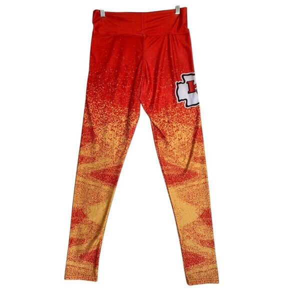 Zubaz Kansas City Chiefs Static Fade Leggings-Size Large - Picture 3 of 5